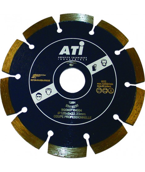 DISQUE DIAMANT 125X7X2,3 UNIV.SEGMENTE ELIOS