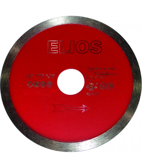 DISQUE DIAMANT 125X8X1,6 CERAMIQUE ELIOS