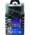 COFFRET FORET HSS 25 PIECES TECN'X PLUS ''