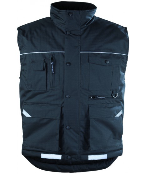 GILET MULTIPOCHES RIPSTOP NOIR TXL