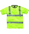 T SHIRT VISIBILITE JAUNE TXL 100% POLY