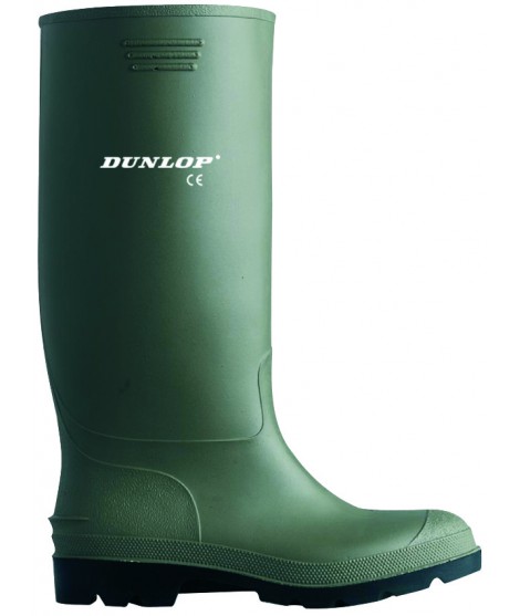 BOTTE SELENIUM DUNLOP VERTE T37 NON SECU.