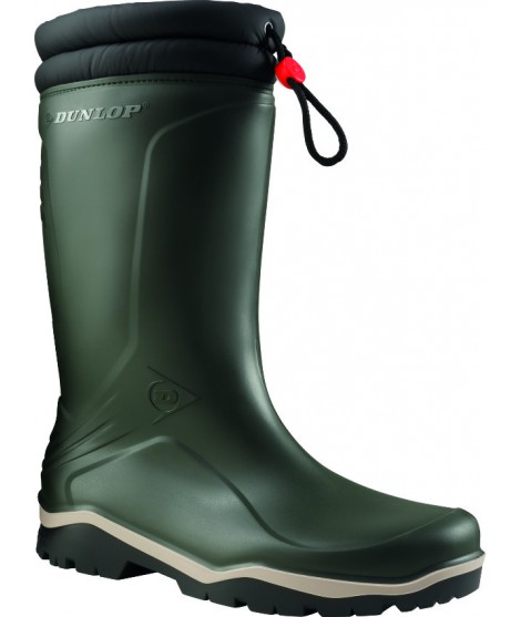 BOTTE PVC HIVER VERTE BLIZZARD DUNLOP P39