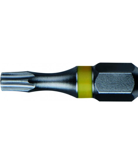 EMBOUTS DE VISSAGE L.25 MM 1/4 TORX T10 BTE DE 5